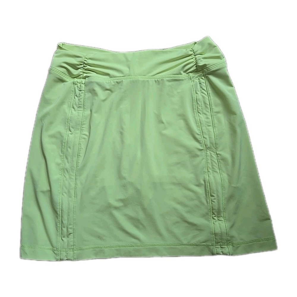 Antigua womens Golf Tennis Athletic Skort Size Medium Green Lime